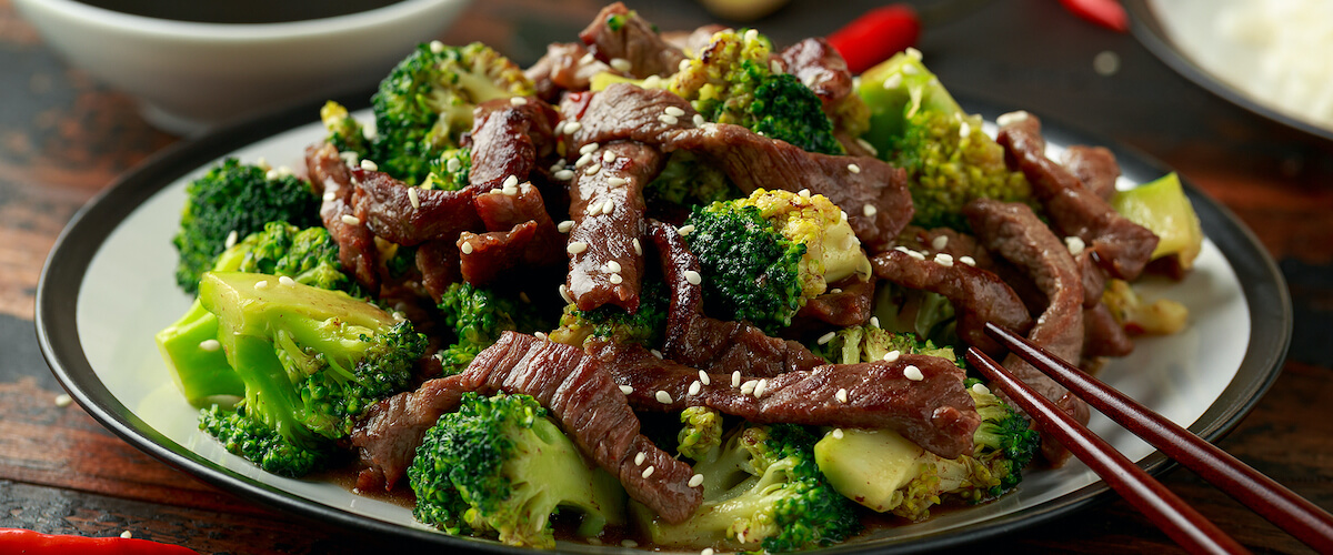 Beef & Broccoli with Brown Rice Evolution Nutrition